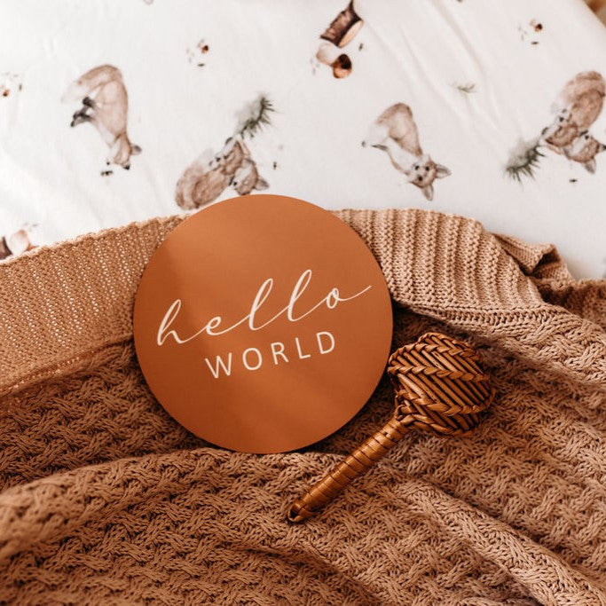 Snuggle Hunny Kids Milestone Cards Fox