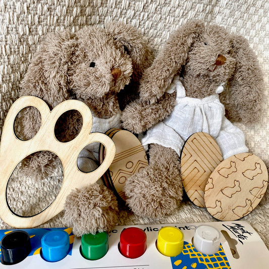 Easter Egg Painting Kit Wooden