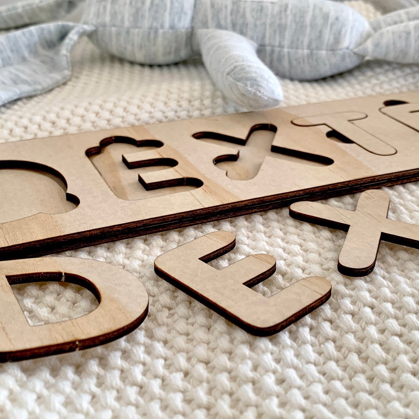 Wooden Personalised Name Puzzle Personalized