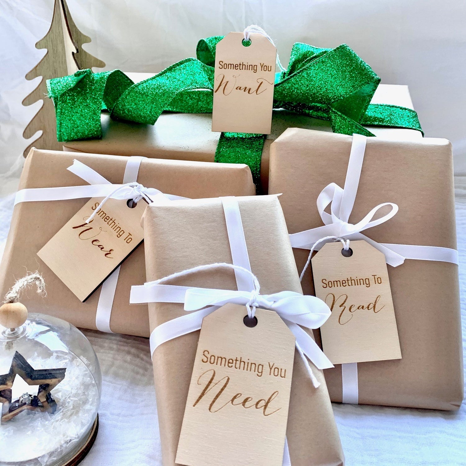 Wooden Christmas Gift Tags