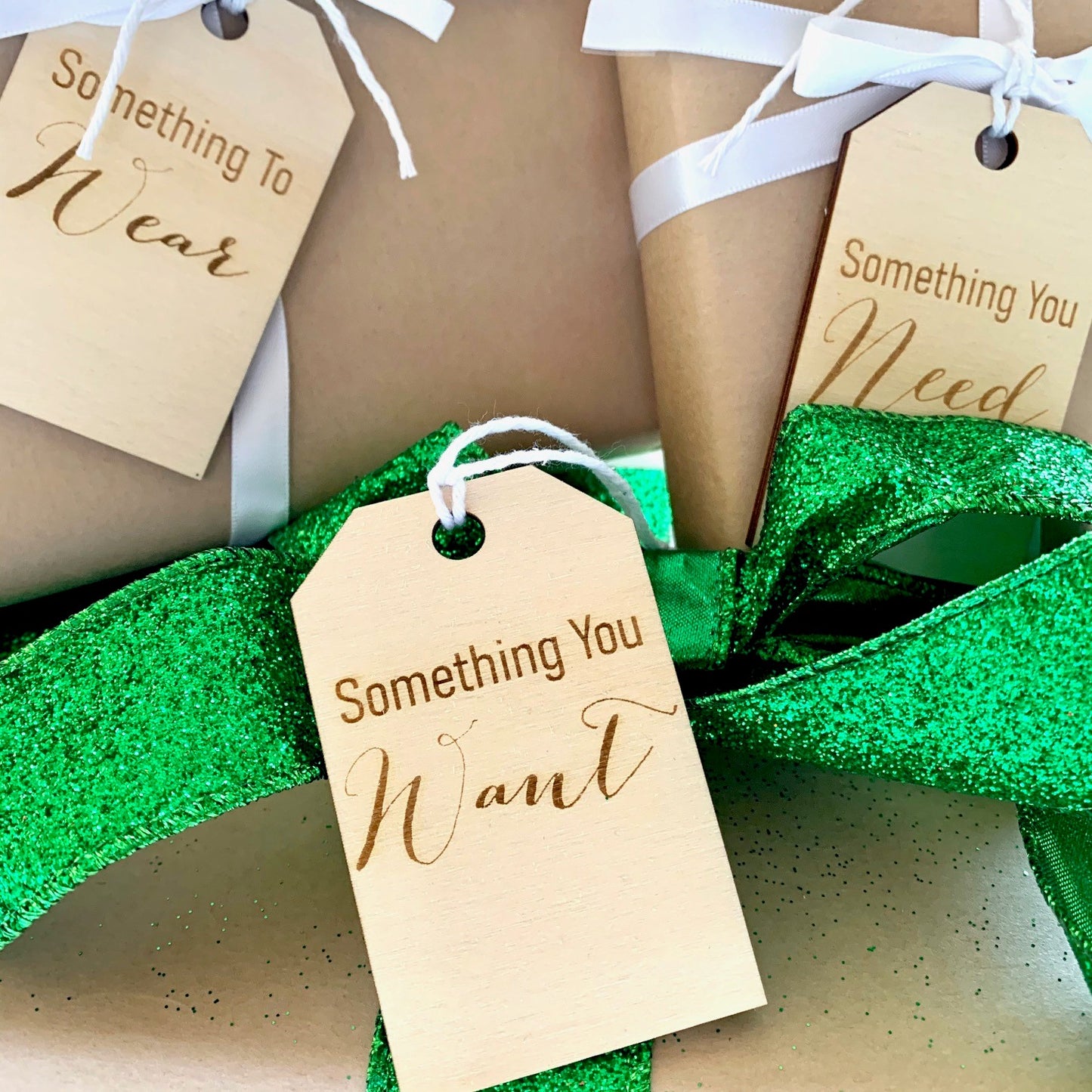 Wooden Christmas Gift Tags
