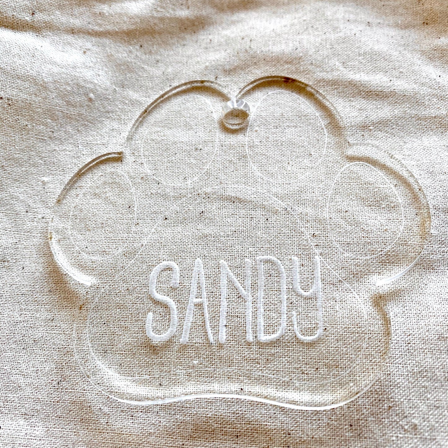 Personalised Christmas Acrylic Pets Present Gift Tags Ornaments