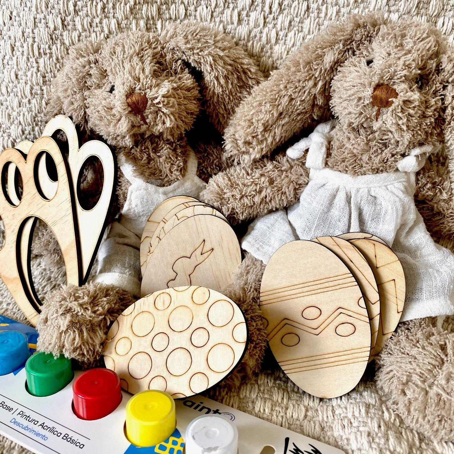 Easter Egg Painting Kit Wooden